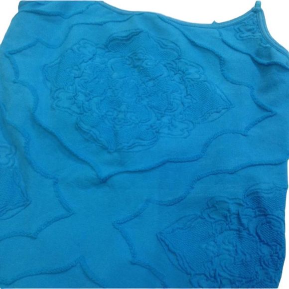 Y2K Balance By Marika Aqua Blue Tank Or Workout Top - Picture 2 of 8